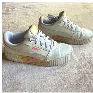 Puma Candy Swirl Girls Sneakers - RARE - Size Youth 1